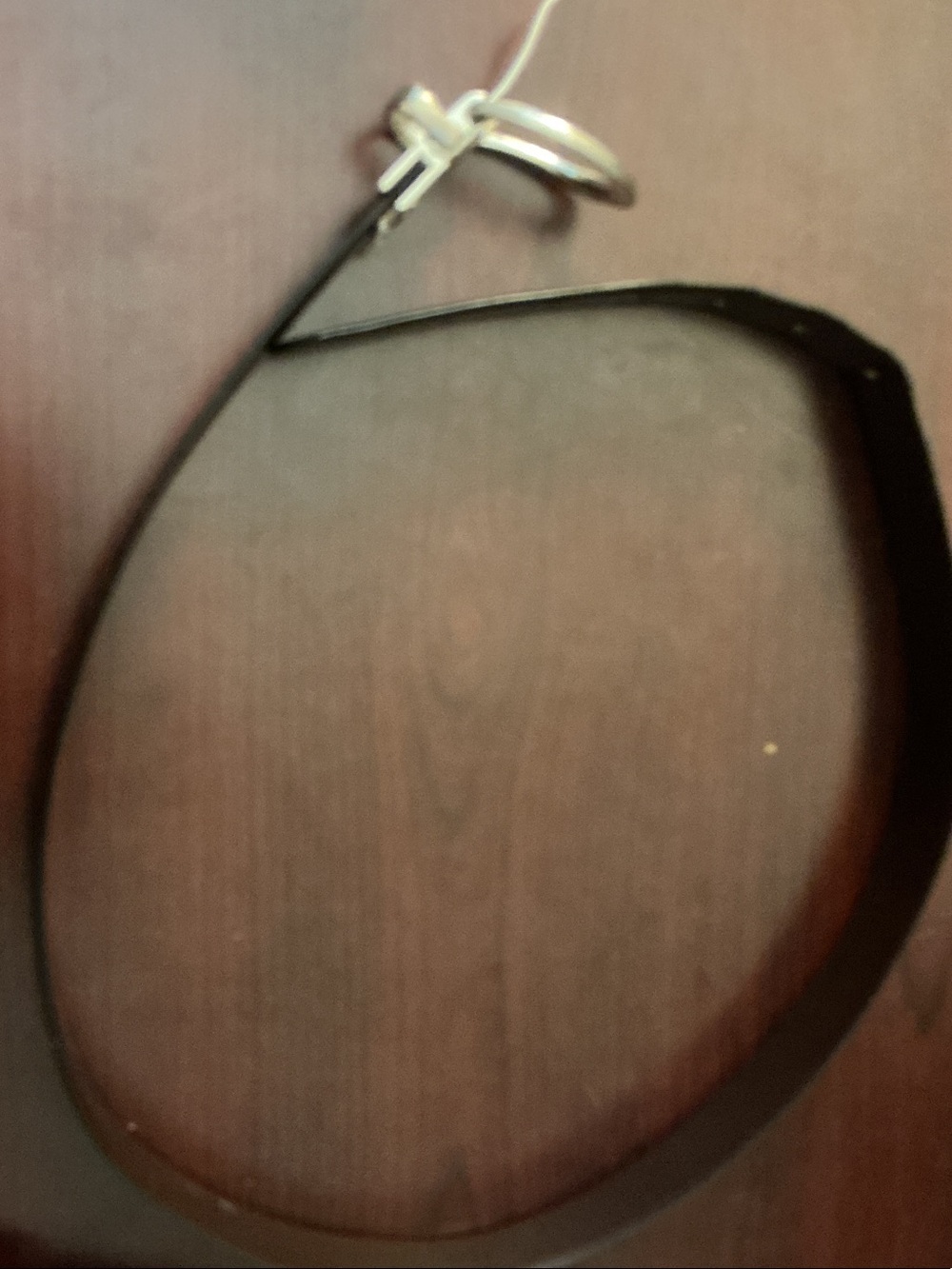 Slim Black Leather Women's Belt with Polished Silver Buckle
